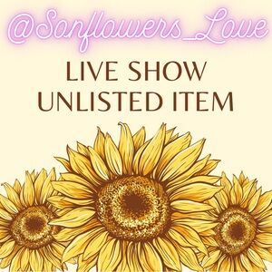 LIVE SHOW UNLISTED ITEM